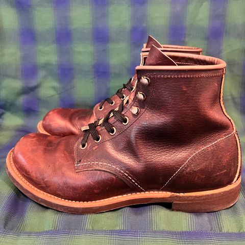 Red Wing Blacksmith in S.B. Foot Briar Oil Slick