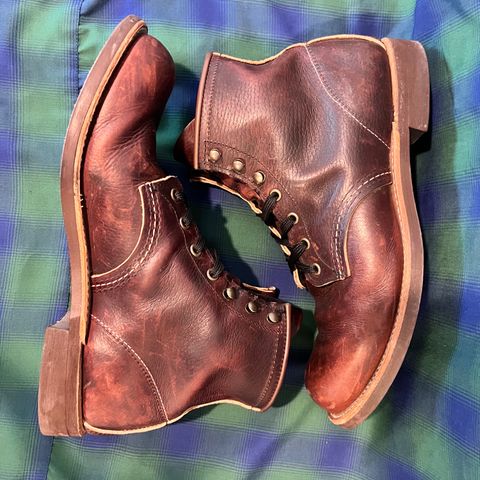 Red Wing Blacksmith in S.B. Foot Briar Oil Slick