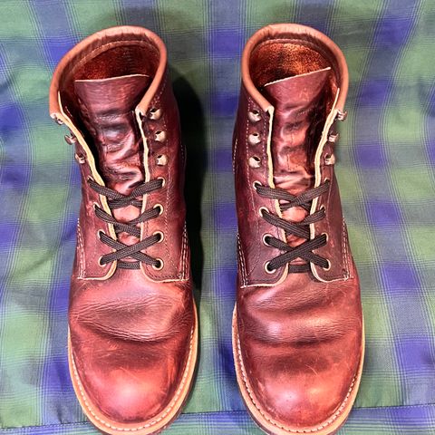 Red Wing Blacksmith in S.B. Foot Briar Oil Slick