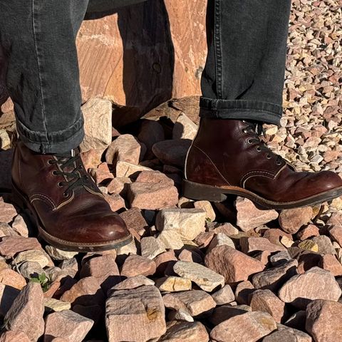 Red Wing Blacksmith in S.B. Foot Briar Oil Slick