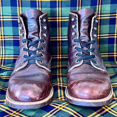 Red Wing Blacksmith in S.B. Foot Briar Oil Slick
