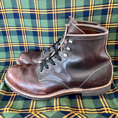 Red Wing Blacksmith in S.B. Foot Briar Oil Slick