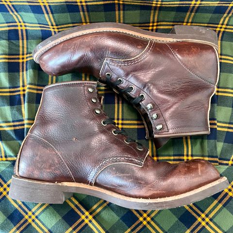 Red Wing Blacksmith in S.B. Foot Briar Oil Slick