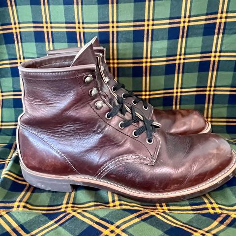 Red Wing Blacksmith in S.B. Foot Briar Oil Slick