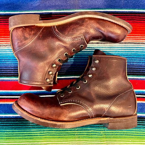 Red Wing Blacksmith in S.B. Foot Briar Oil Slick