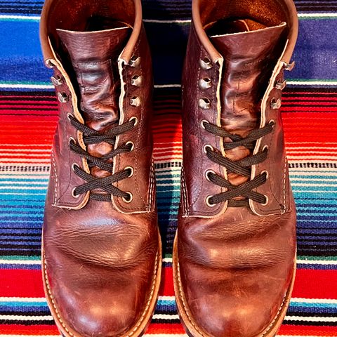 Red Wing Blacksmith in S.B. Foot Briar Oil Slick