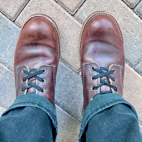 Red Wing Blacksmith in S.B. Foot Briar Oil Slick