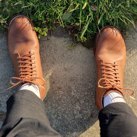 Viberg Service Boot in Tempesti Mogano Elbamatt Liscio