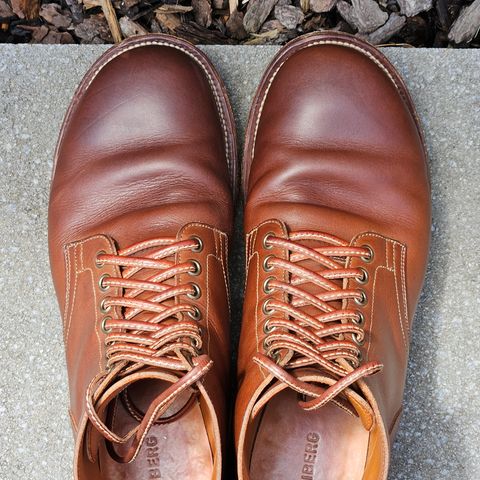 View photo of Viberg Service Boot in Tempesti Elbamatt Mogano Liscio