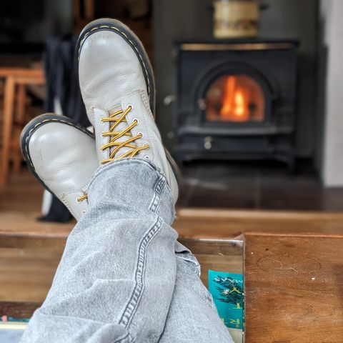 Dr. Martens 1460 Pascal Made In England in Zinc Grey Virginia