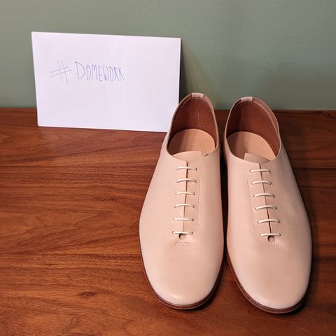 Hender Scheme Unlisted Model in Natural Veg-Tanned Cowhide
