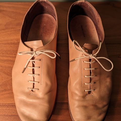 Hender Scheme Unlisted Model in Natural Veg-Tanned Cowhide
