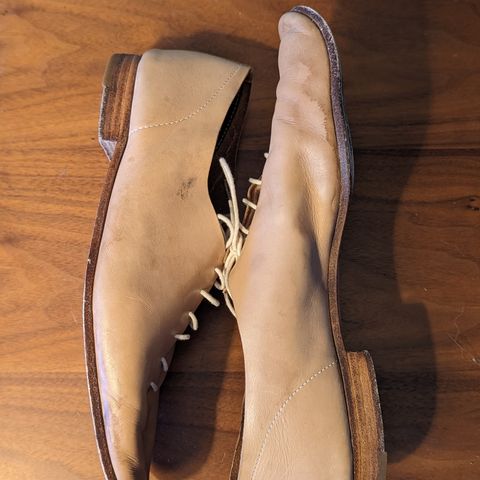 Hender Scheme Unlisted Model in Natural Veg-Tanned Cowhide