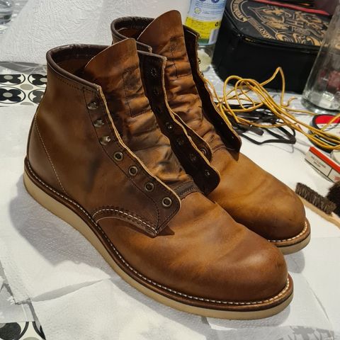 Red Wing Unlisted Model in S.B. Foot Copper Rough and Tough