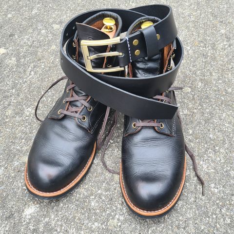 Red Wing Blacksmith in S.B. Foot Black Harness