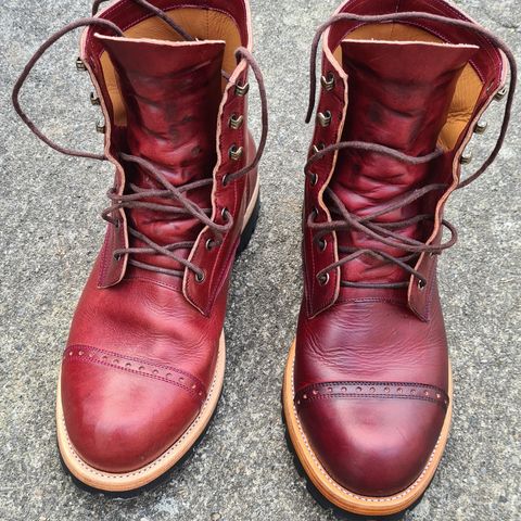 Imperium Hawke in Wickett & Craig Burgundy Traditional Harness