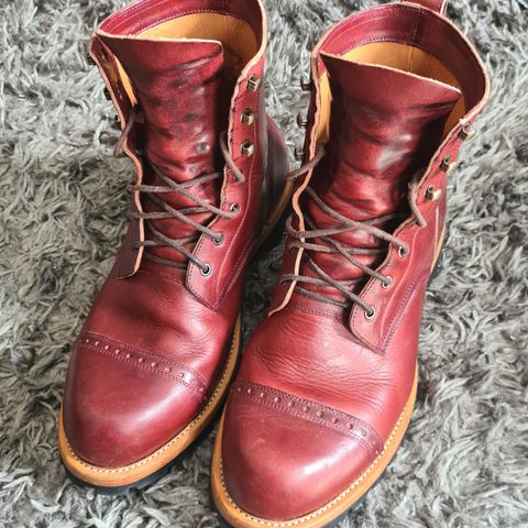 Imperium Hawke in Wickett & Craig Burgundy Traditional Harness