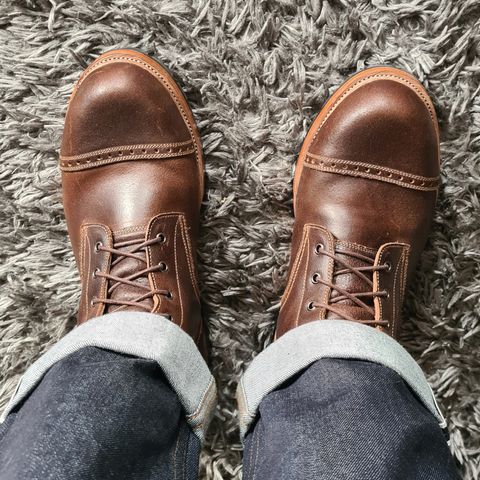 Imperium Hawke in Horween Cinnamon Waxed Flesh
