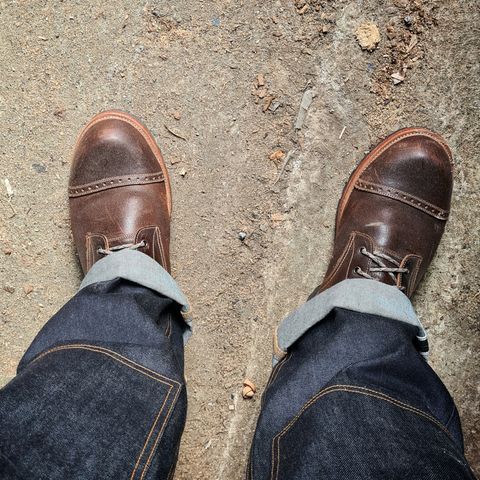 Imperium Hawke in Horween Cinnamon Waxed Flesh