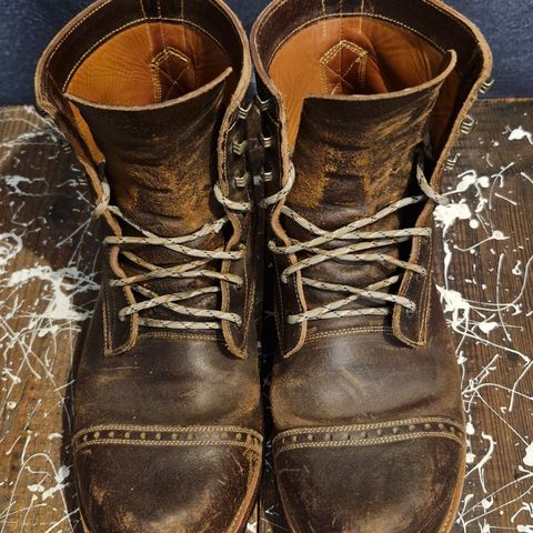 Imperium Hawke in Horween Cinnamon Waxed Flesh