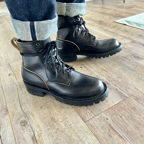 Nicks Urban Drifter in Horween Black Chromexcel