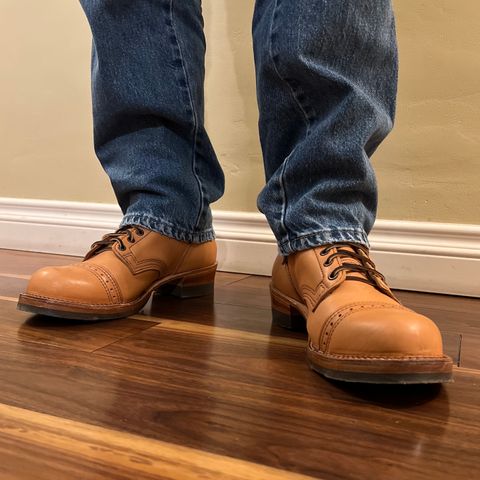 Wesco Warren Boot in Horween Natural Essex