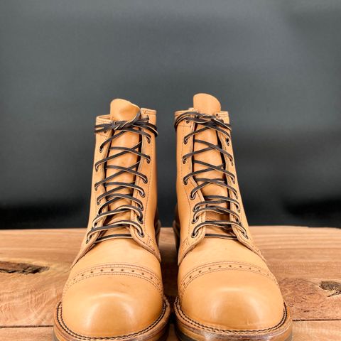 Wesco Warren Boot in Horween Natural Essex