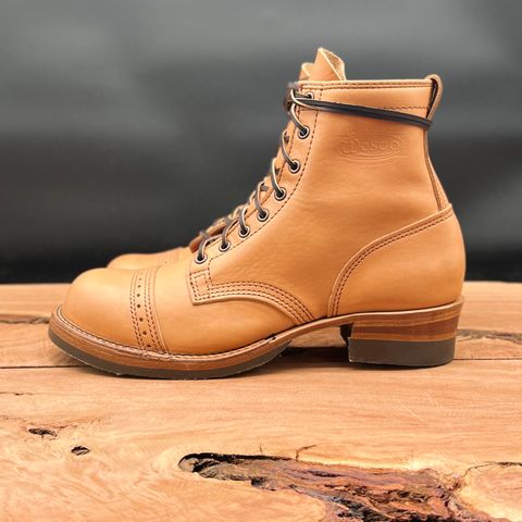 Wesco Warren Boot in Horween Natural Essex