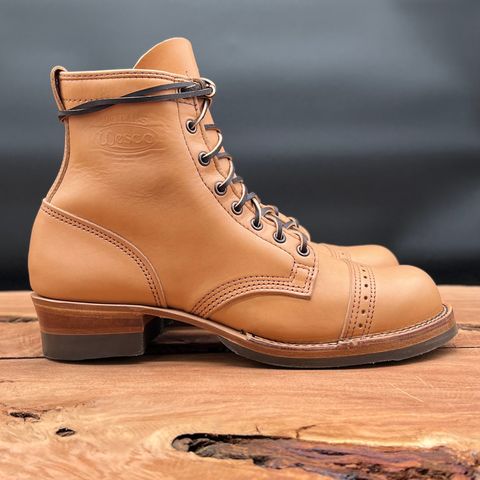 Wesco Warren Boot in Horween Natural Essex