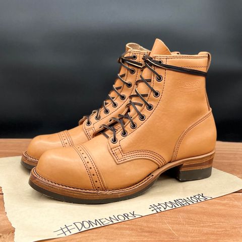 Wesco Warren Boot in Horween Natural Essex