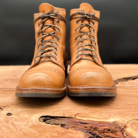 Wesco Warren Boot in Horween Natural Essex