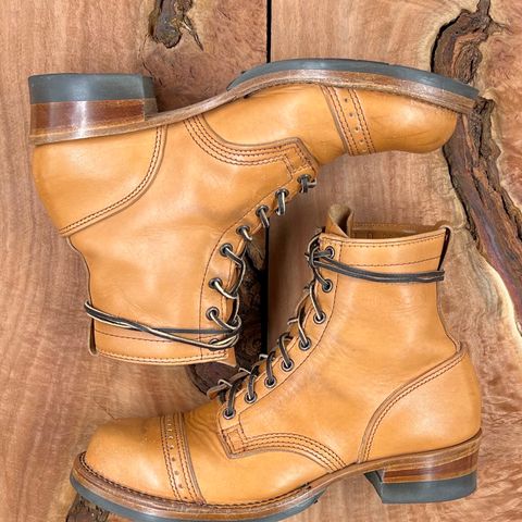 Wesco Warren Boot in Horween Natural Essex