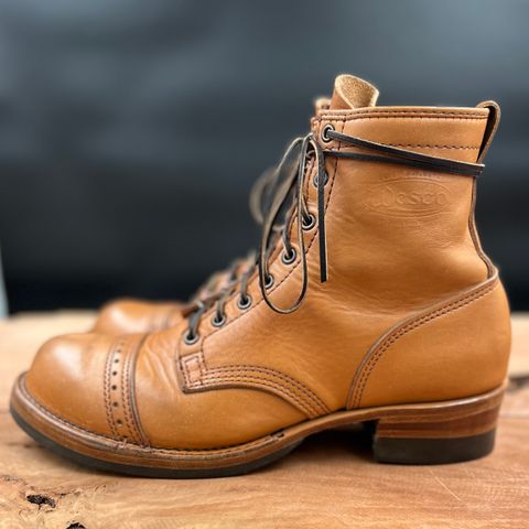Wesco Warren Boot in Horween Natural Essex
