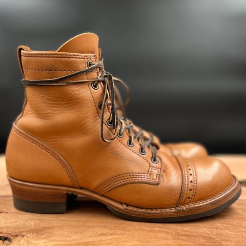 Wesco Warren Boot in Horween Natural Essex
