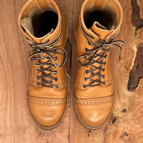 Wesco Warren Boot in Horween Natural Essex