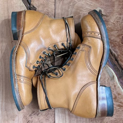 Wesco Warren Boot in Horween Natural Essex
