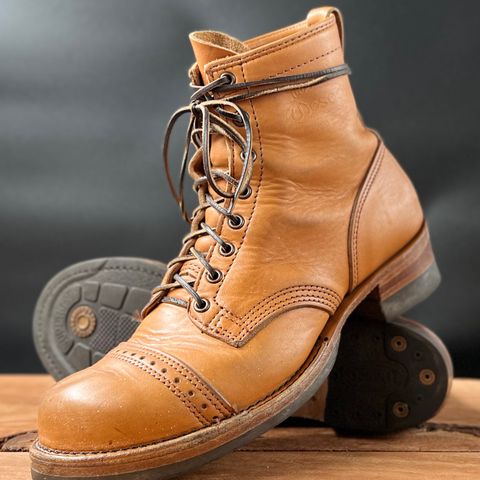 Wesco Warren Boot in Horween Natural Essex