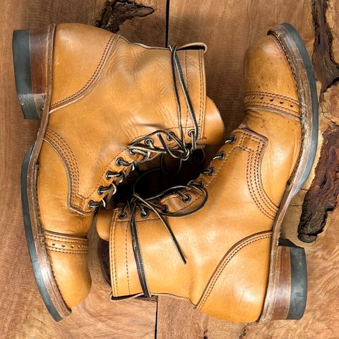Wesco Warren Boot in Horween Natural Essex