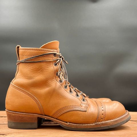 Wesco Warren Boot in Horween Natural Essex