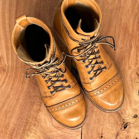 Wesco Warren Boot in Horween Natural Essex