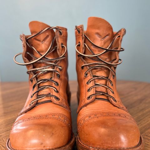 Wesco Warren Boot in Horween Natural Essex