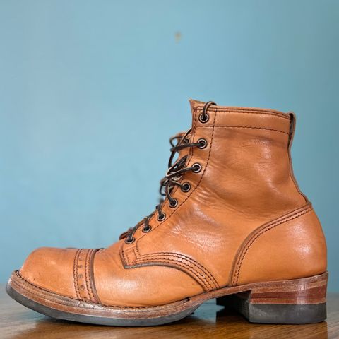 Wesco Warren Boot in Horween Natural Essex