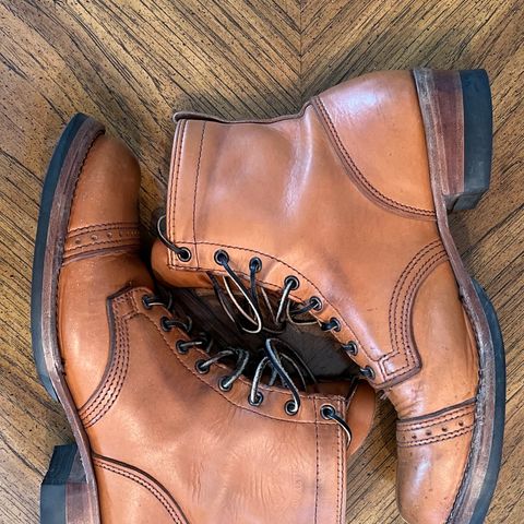 Wesco Warren Boot in Horween Natural Essex