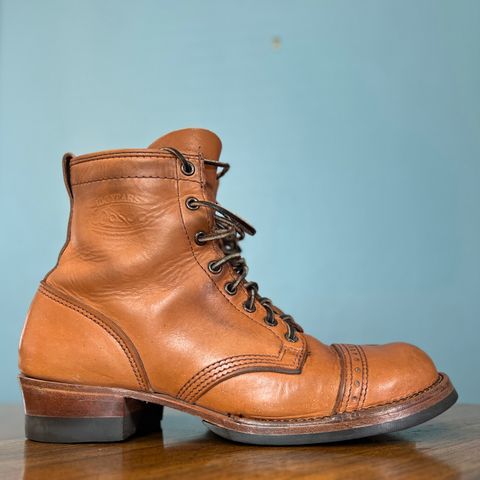 Wesco Warren Boot in Horween Natural Essex