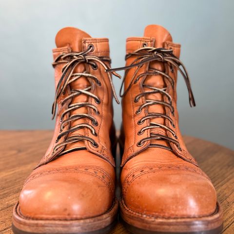Wesco Warren Boot in Horween Natural Essex