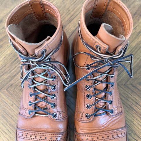 Wesco Warren Boot in Horween Natural Essex