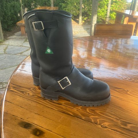 Dayton Boots 6460 CSA Engineer in Black Oil Tan