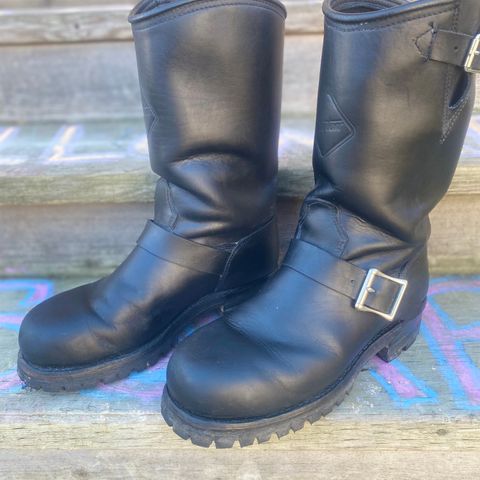 Dayton Boots 6460 CSA Engineer in Black Oil Tan
