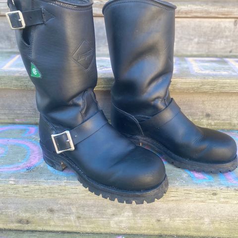 Dayton Boots 6460 CSA Engineer in Black Oil Tan
