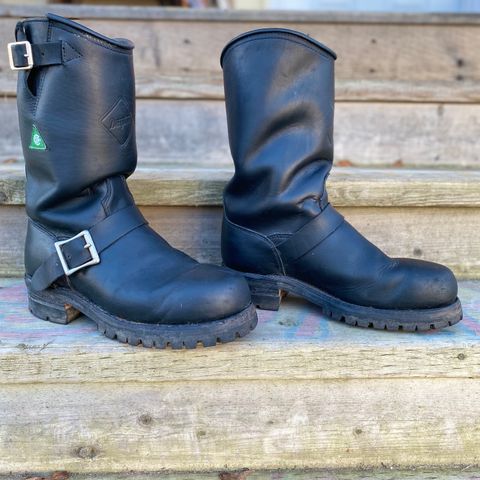 Dayton Boots 6460 CSA Engineer in Black Oil Tan